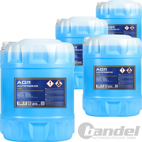4x20 liter mannol - liter, blau